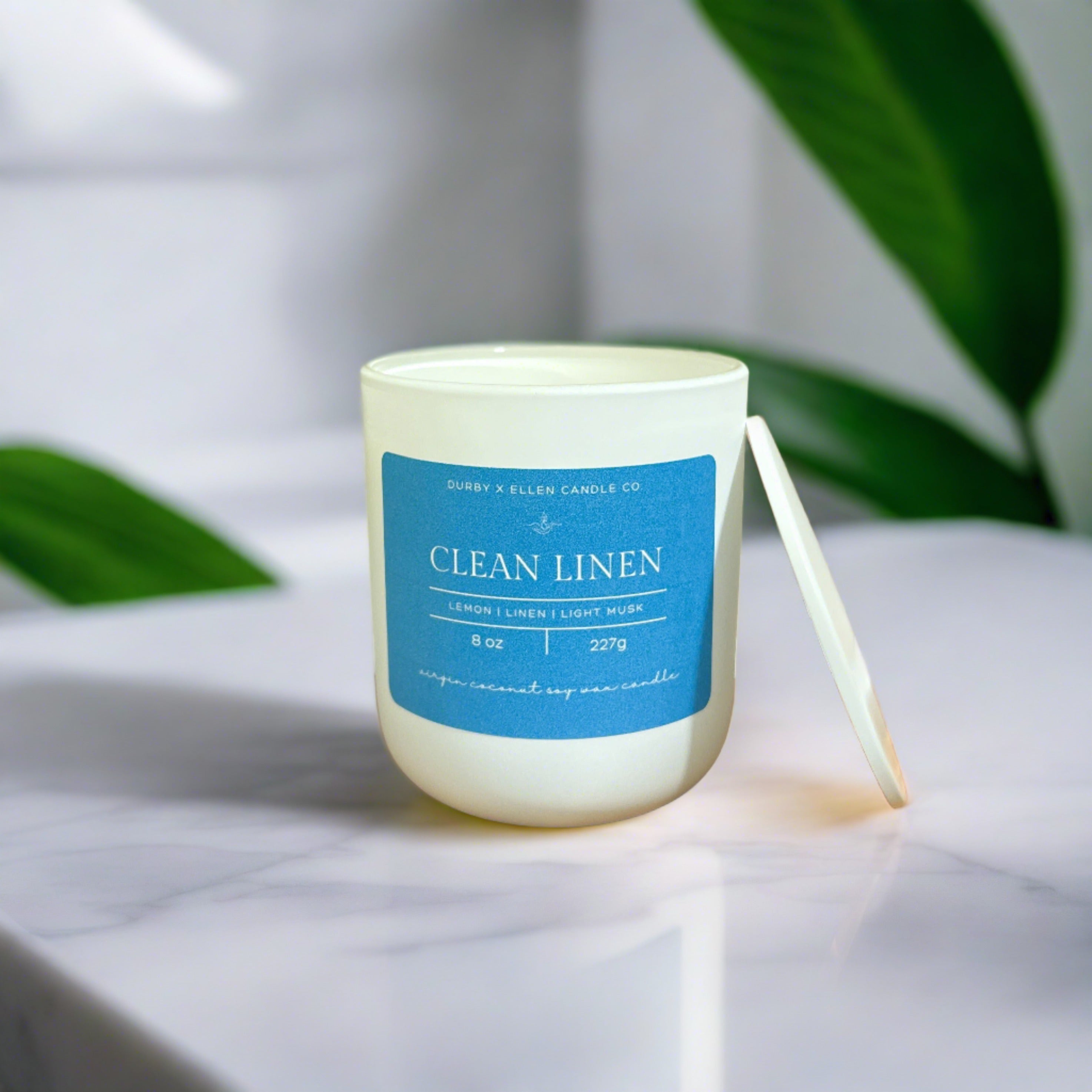 Clean Linen – Durby x Ellen Candle Co.